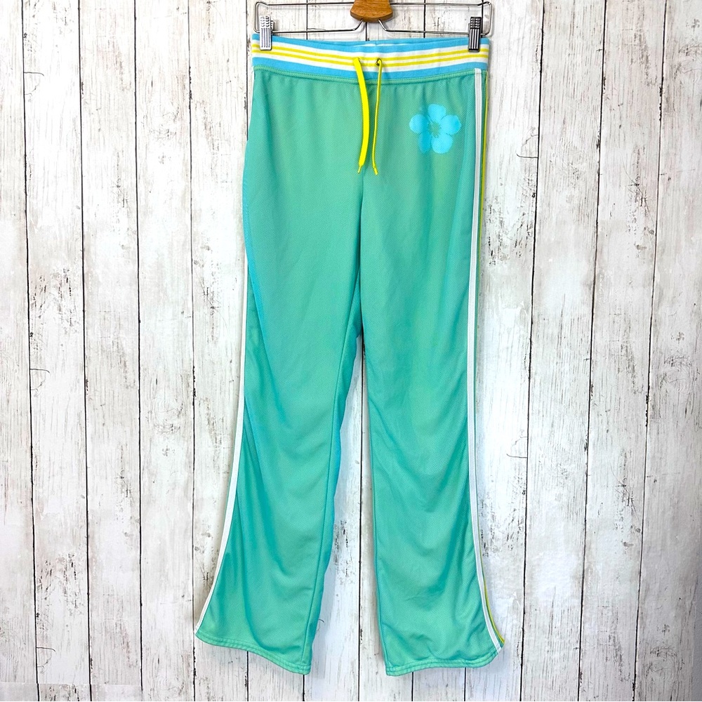 Mossimo  flare  sweet pants “aloha “ multicolor juniors XL 14/16
